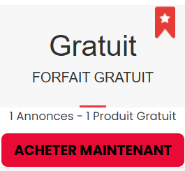 Free Package 7 Days / Jours – 1 Product